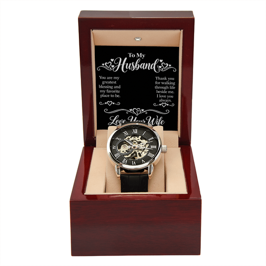Openwork Watch for Husband
