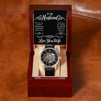 Openwork Watch for Husband