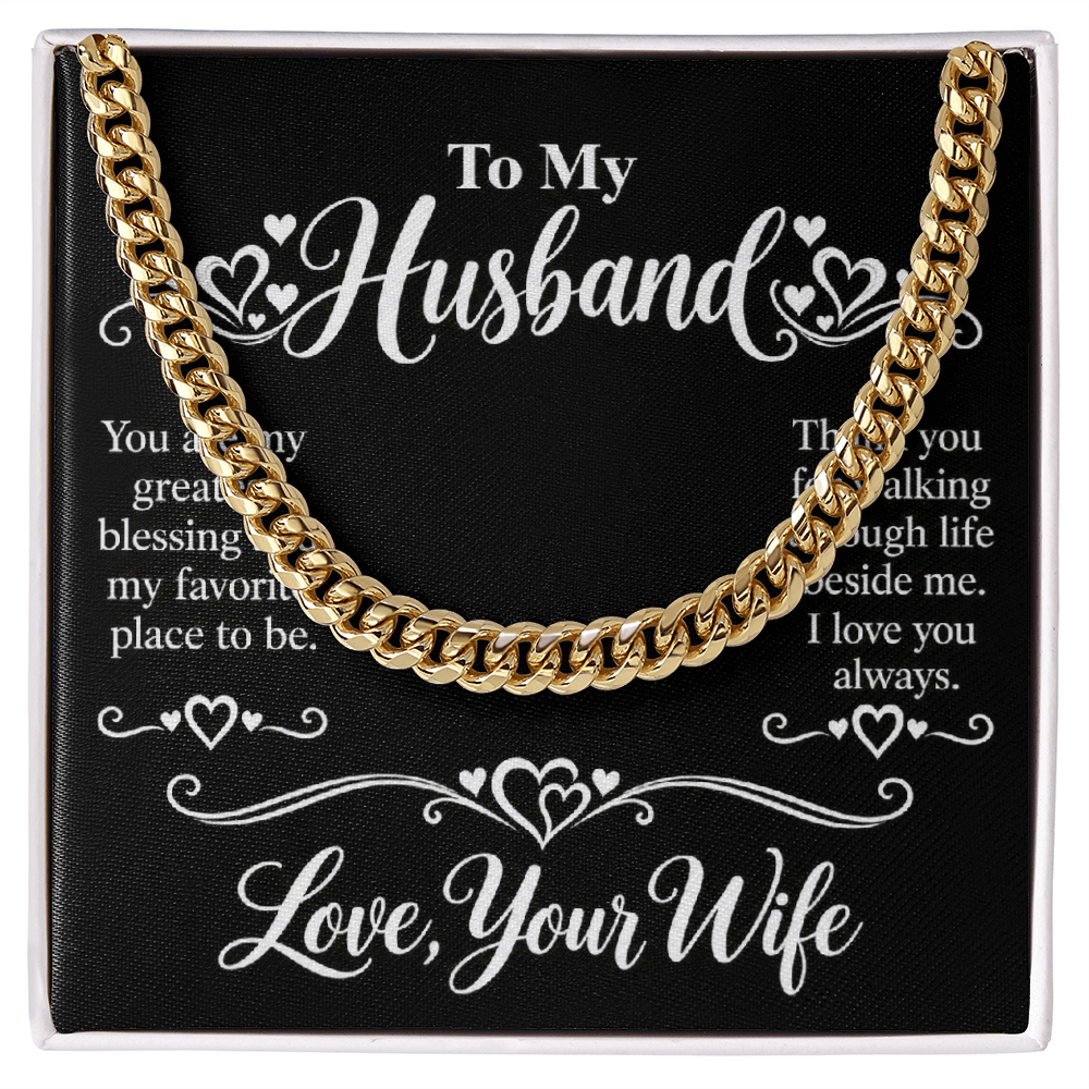 Cuban Link Chain for Husband