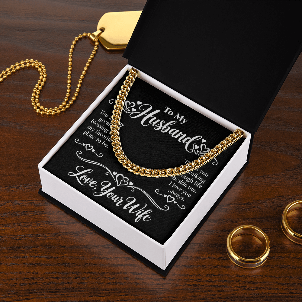 Cuban Link Chain for Husband