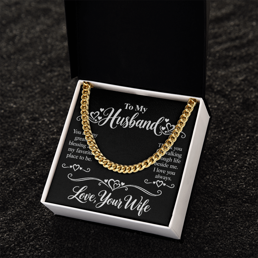 Cuban Link Chain for Husband