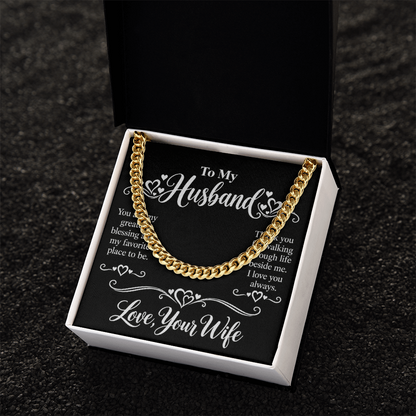 Cuban Link Chain for Husband