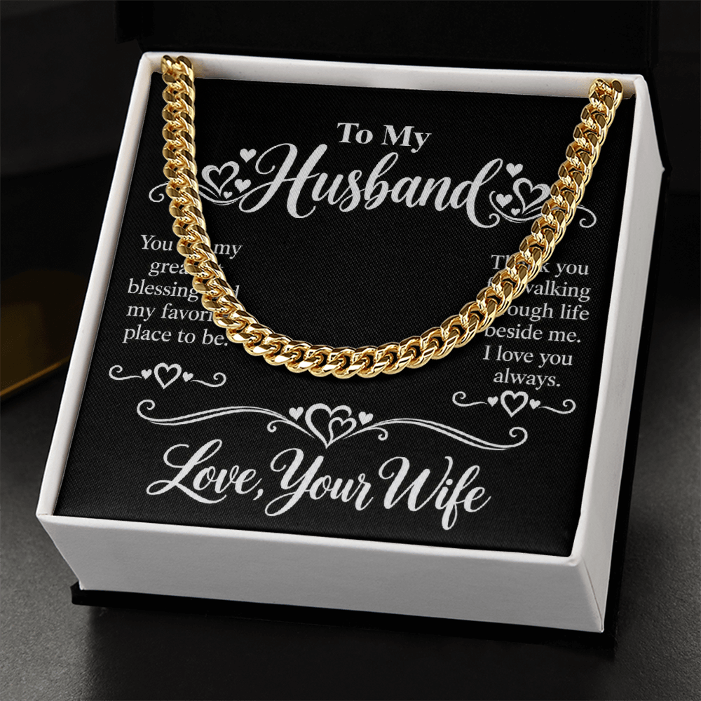 Cuban Link Chain for Husband