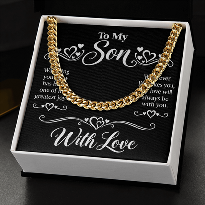 Cuban Link Chain for Son