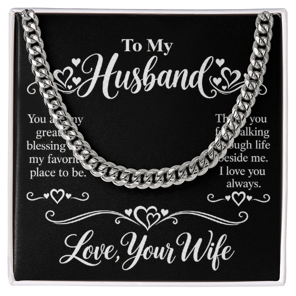 Cuban Link Chain for Husband