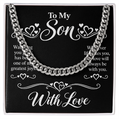 Cuban Link Chain for Son