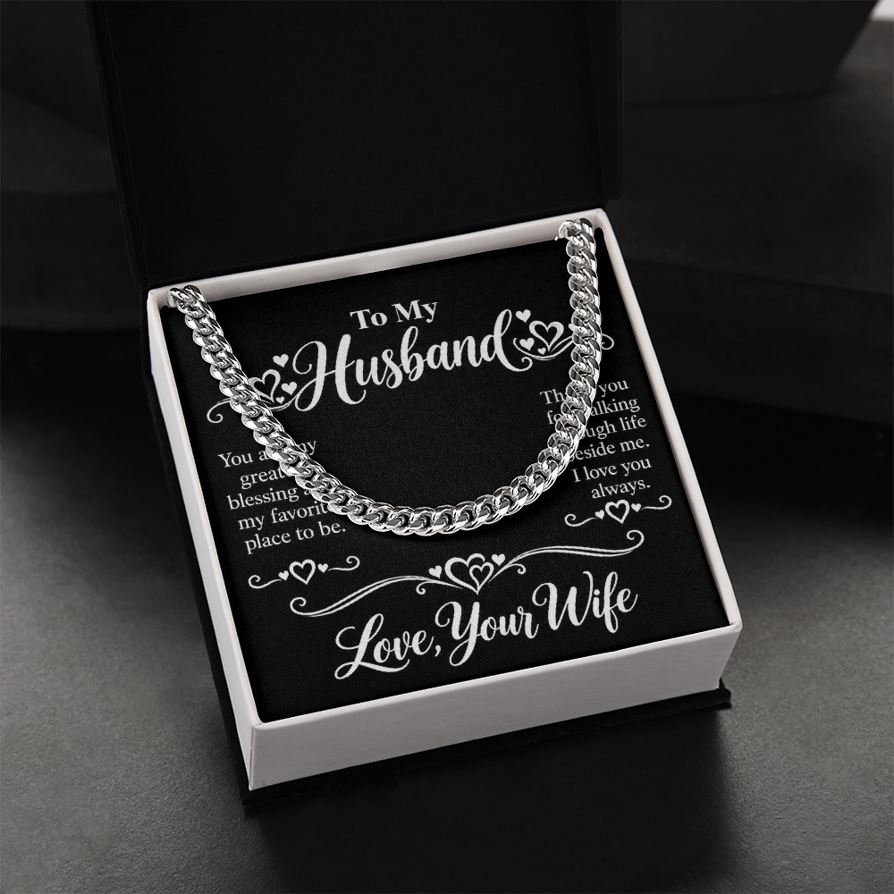 Cuban Link Chain for Husband