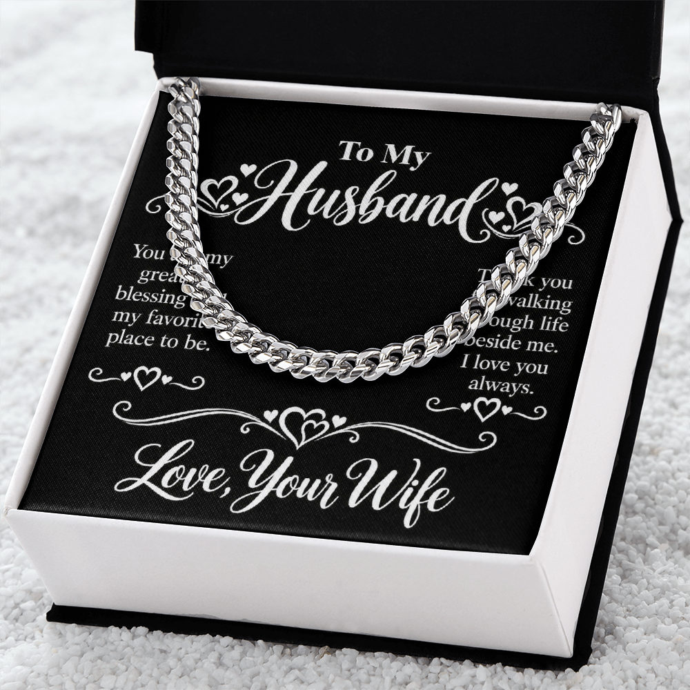 Cuban Link Chain for Husband