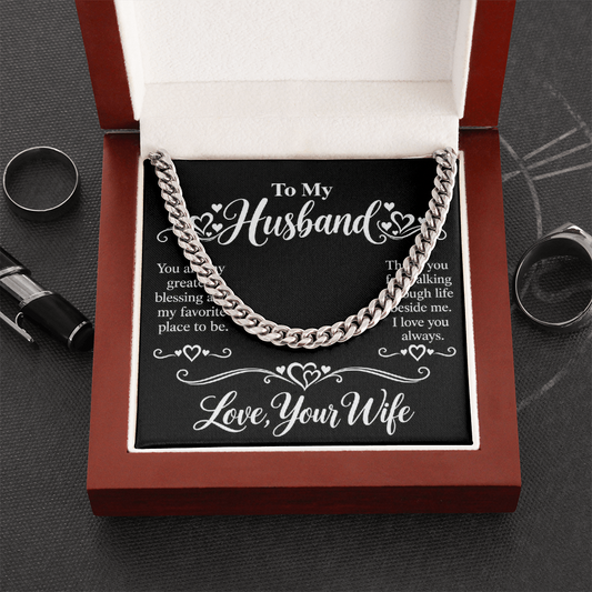 Cuban Link Chain for Husband