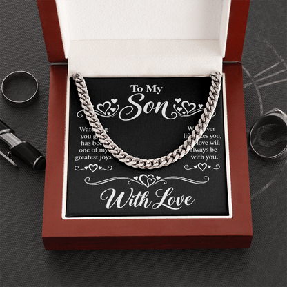 Cuban Link Chain for Son