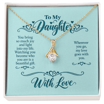 Alluring Beauty Necklace for Daughter