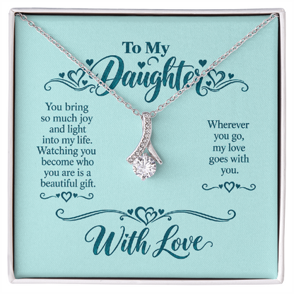 Alluring Beauty Necklace for Daughter