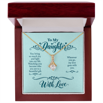 Alluring Beauty Necklace for Daughter