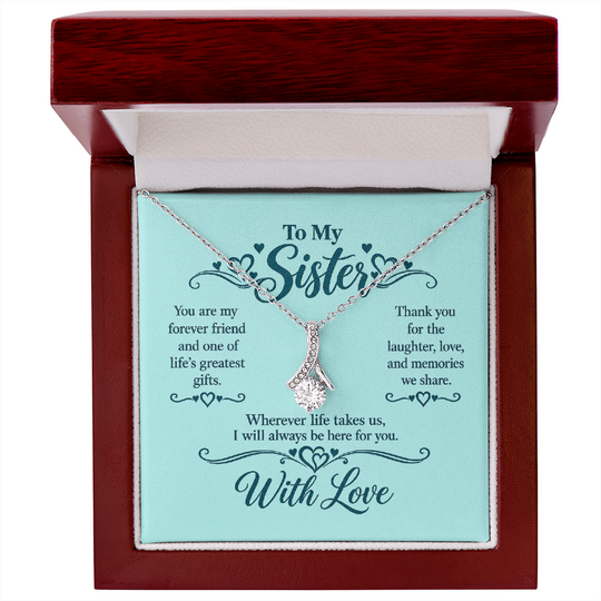 Alluring Beauty Necklace for Sister