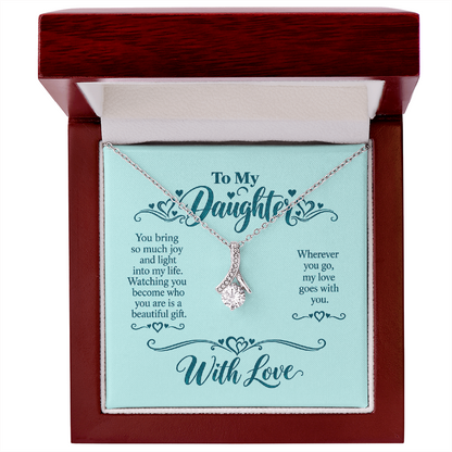 Alluring Beauty Necklace for Daughter