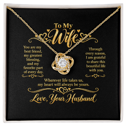 Love Knot Necklace for Wife