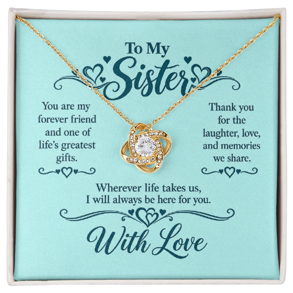 Love Knot Necklace for Sister