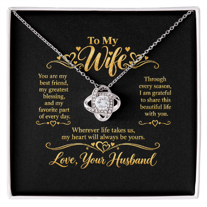 Love Knot Necklace for Wife