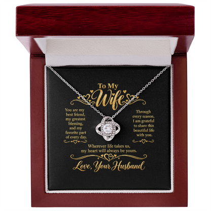 Love Knot Necklace for Wife