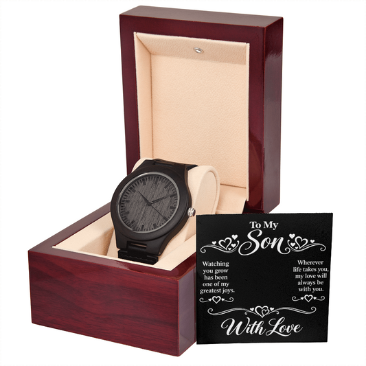 Wooden Watch for Son