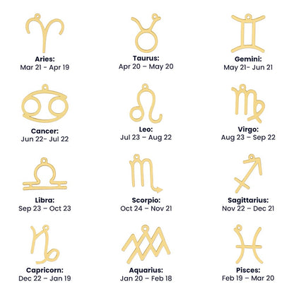 Zodiac Necklace for Sister