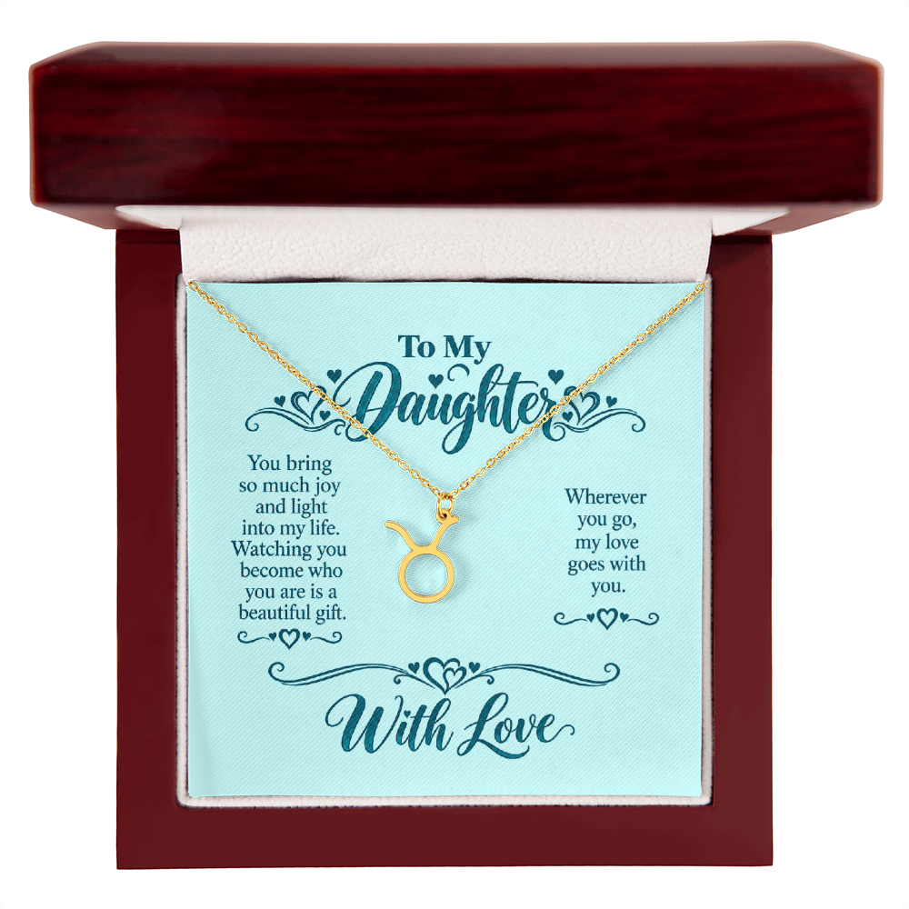 Zodiac Necklace for Daughter