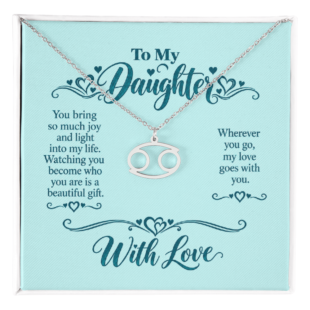 Zodiac Necklace for Daughter