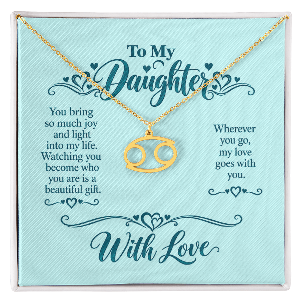 Zodiac Necklace for Daughter