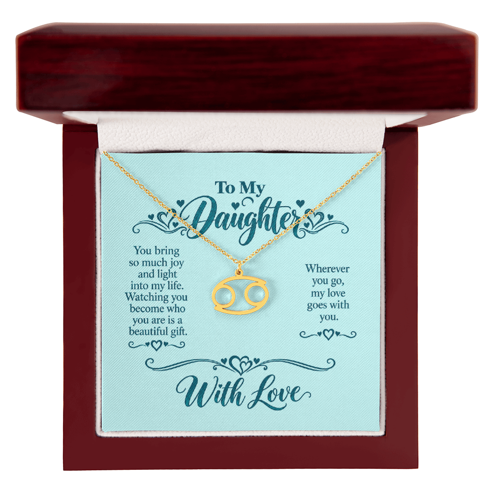 Zodiac Necklace for Daughter
