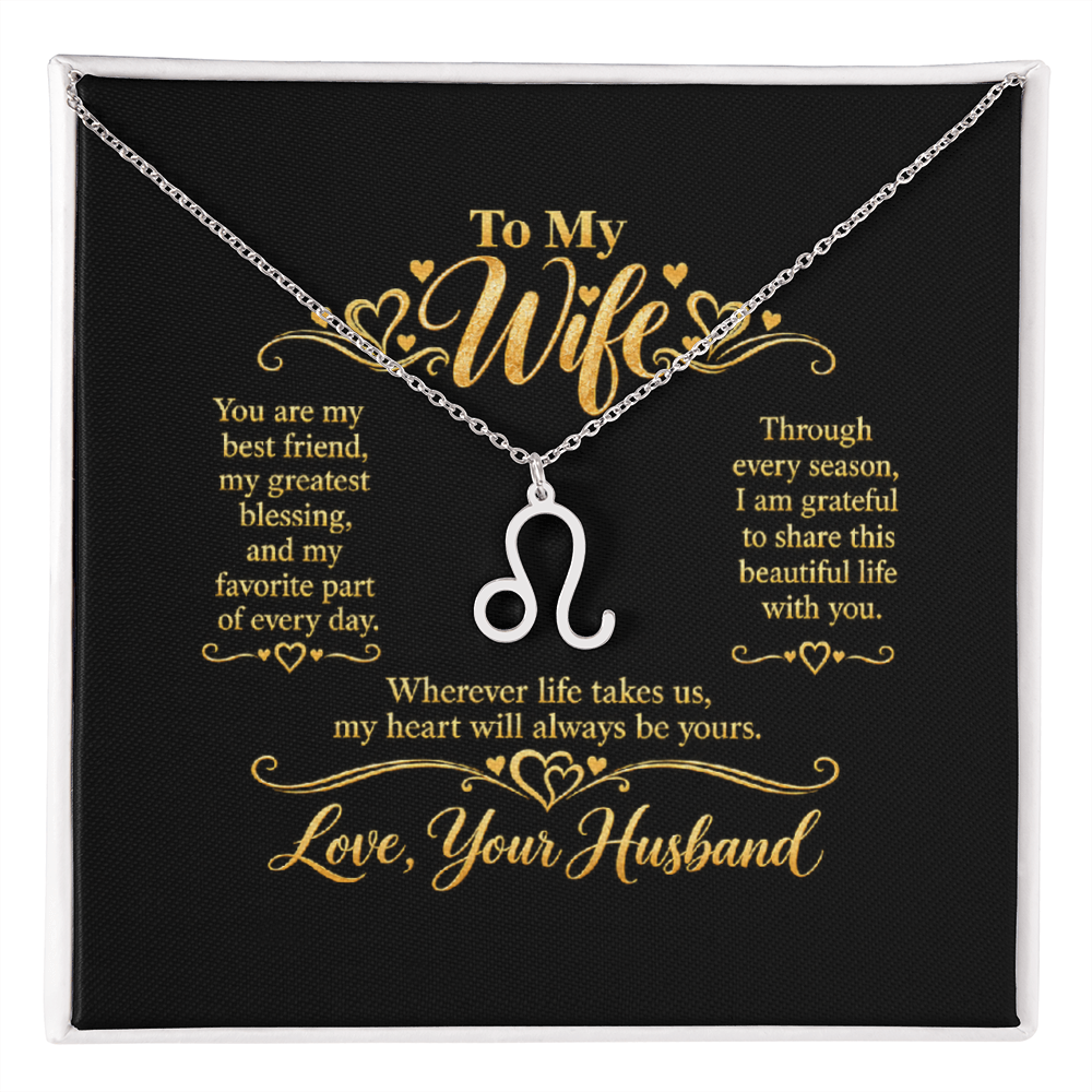 Zodiac Necklace for Wife