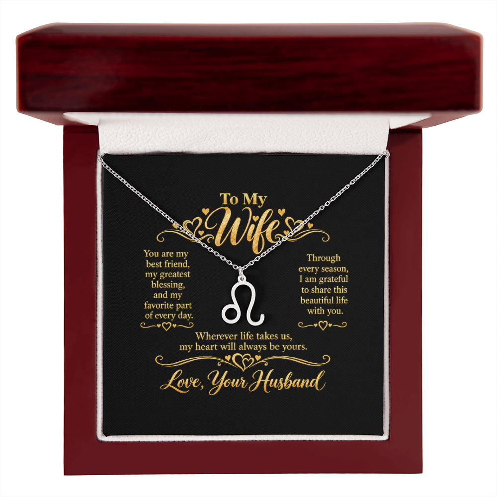 Zodiac Necklace for Wife