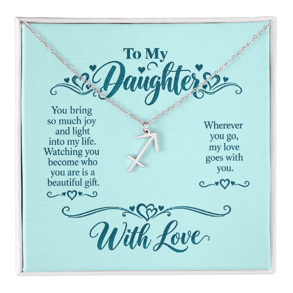 Zodiac Necklace for Daughter