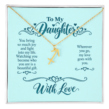 Zodiac Necklace for Daughter