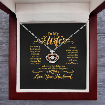 Crown Necklace for Wife