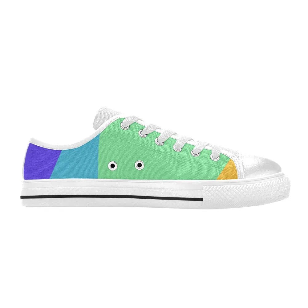 Personalized Canvas Women's Shoes with cool and colorful design - Piryoung Shop
