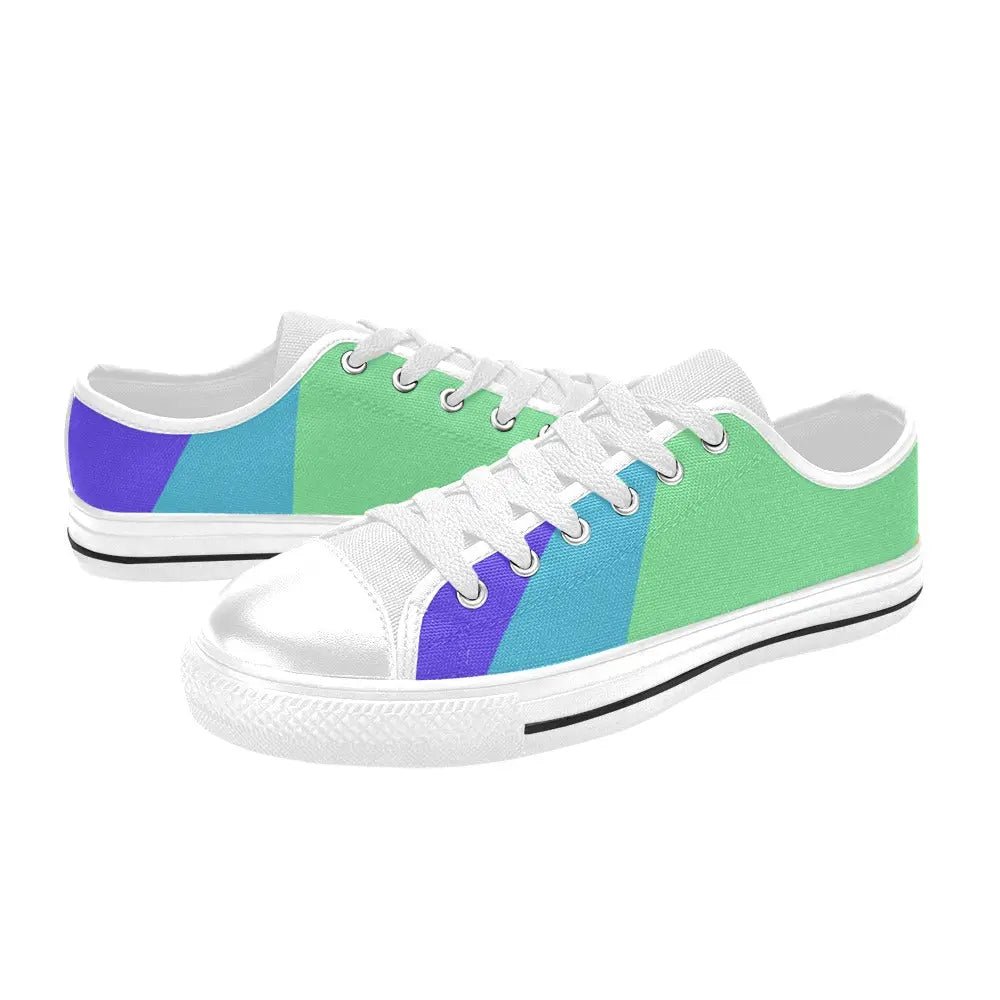 Personalized Canvas Women's Shoes with cool and colorful design - Piryoung Shop