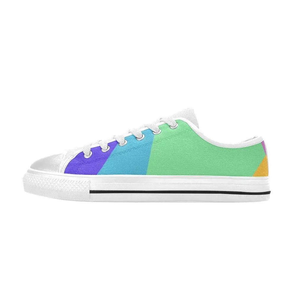 Personalized Canvas Women's Shoes with cool and colorful design - Piryoung Shop