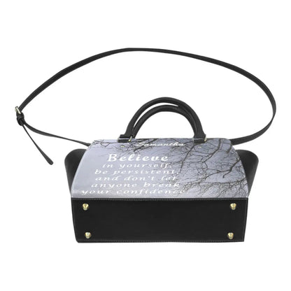 Personalized Classic Shoulder Handbag - Believe in Yourself - Piryoung Shop