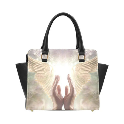 Personalized Classic Shoulder Handbag - Faith, Love, Hope - Piryoung Shop