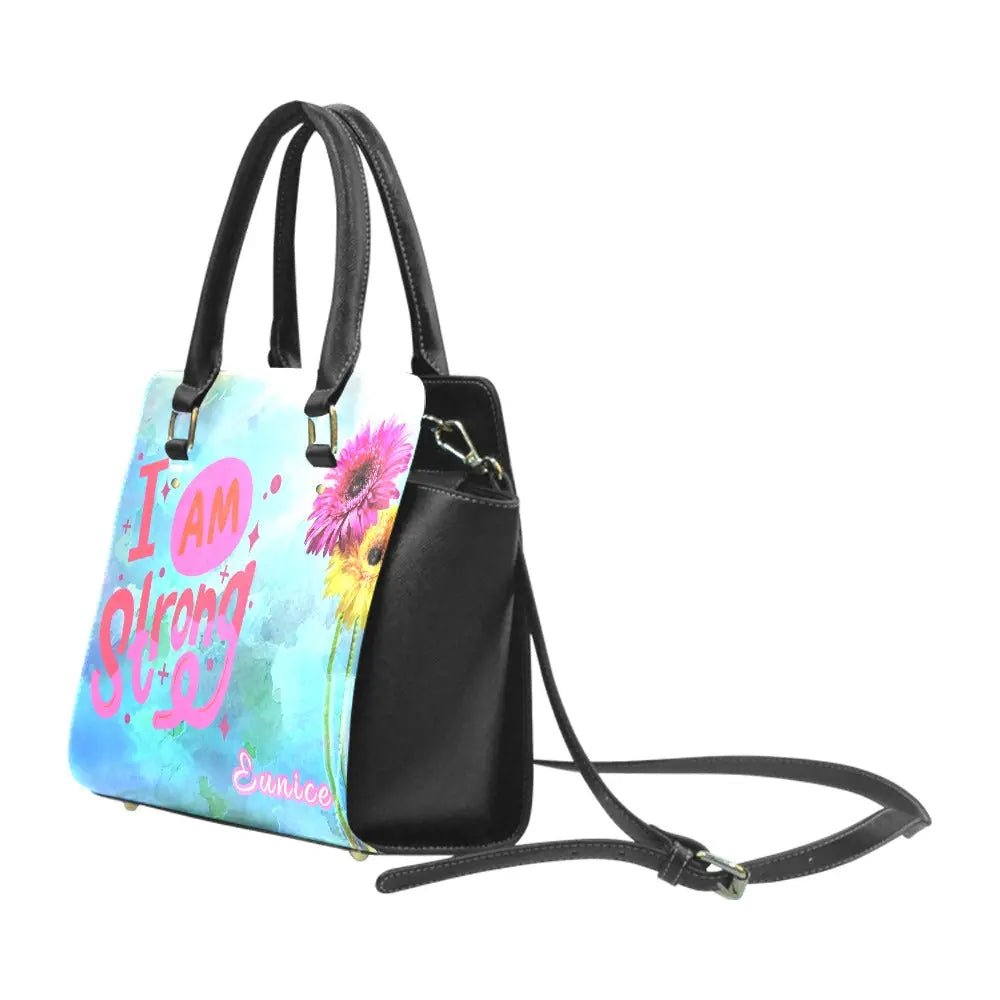 Personalized Classic Shoulder Handbag - I AM Strong - Piryoung Shop