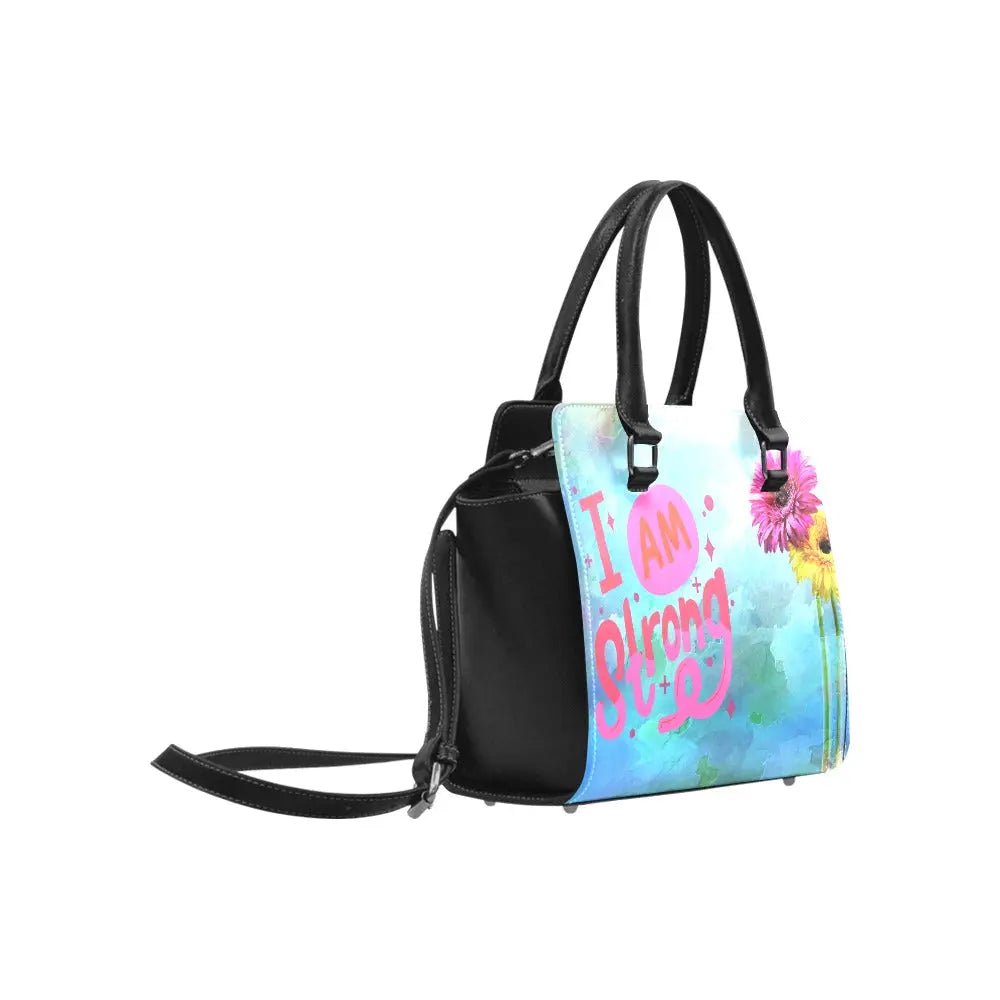 Personalized Classic Shoulder Handbag - I AM Strong - Piryoung Shop