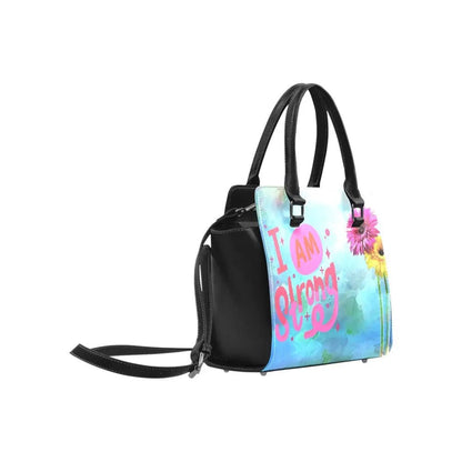 Personalized Classic Shoulder Handbag - I AM Strong - Piryoung Shop