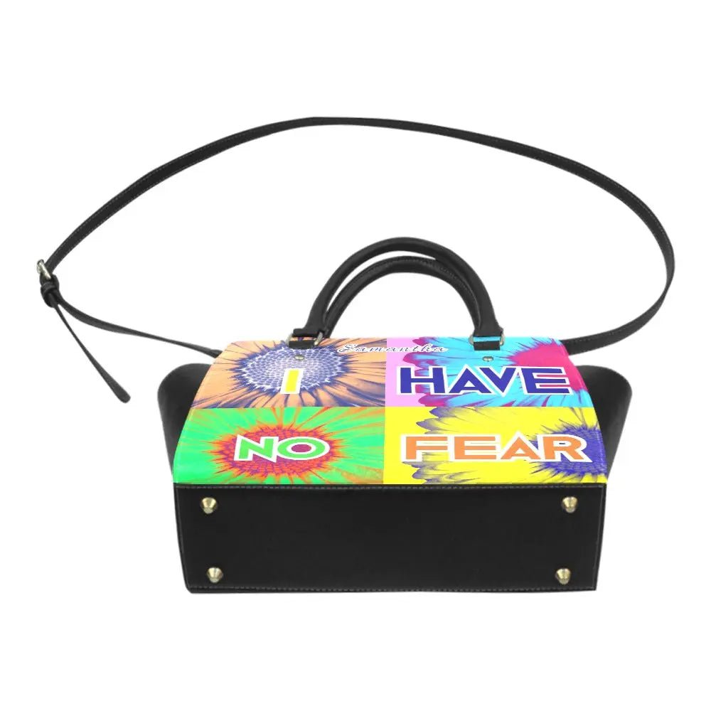 Personalized Classic Shoulder Handbag - I have NO Fear - Piryoung Shop