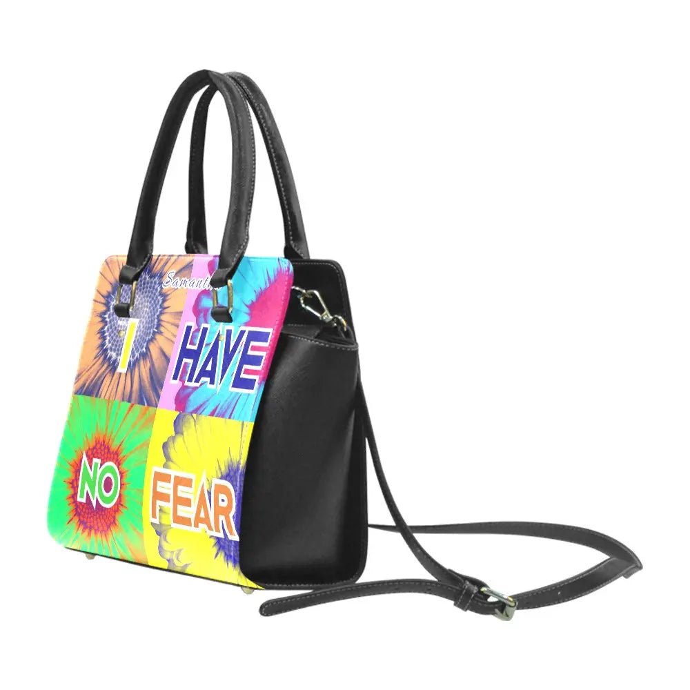 Personalized Classic Shoulder Handbag - I have NO Fear - Piryoung Shop