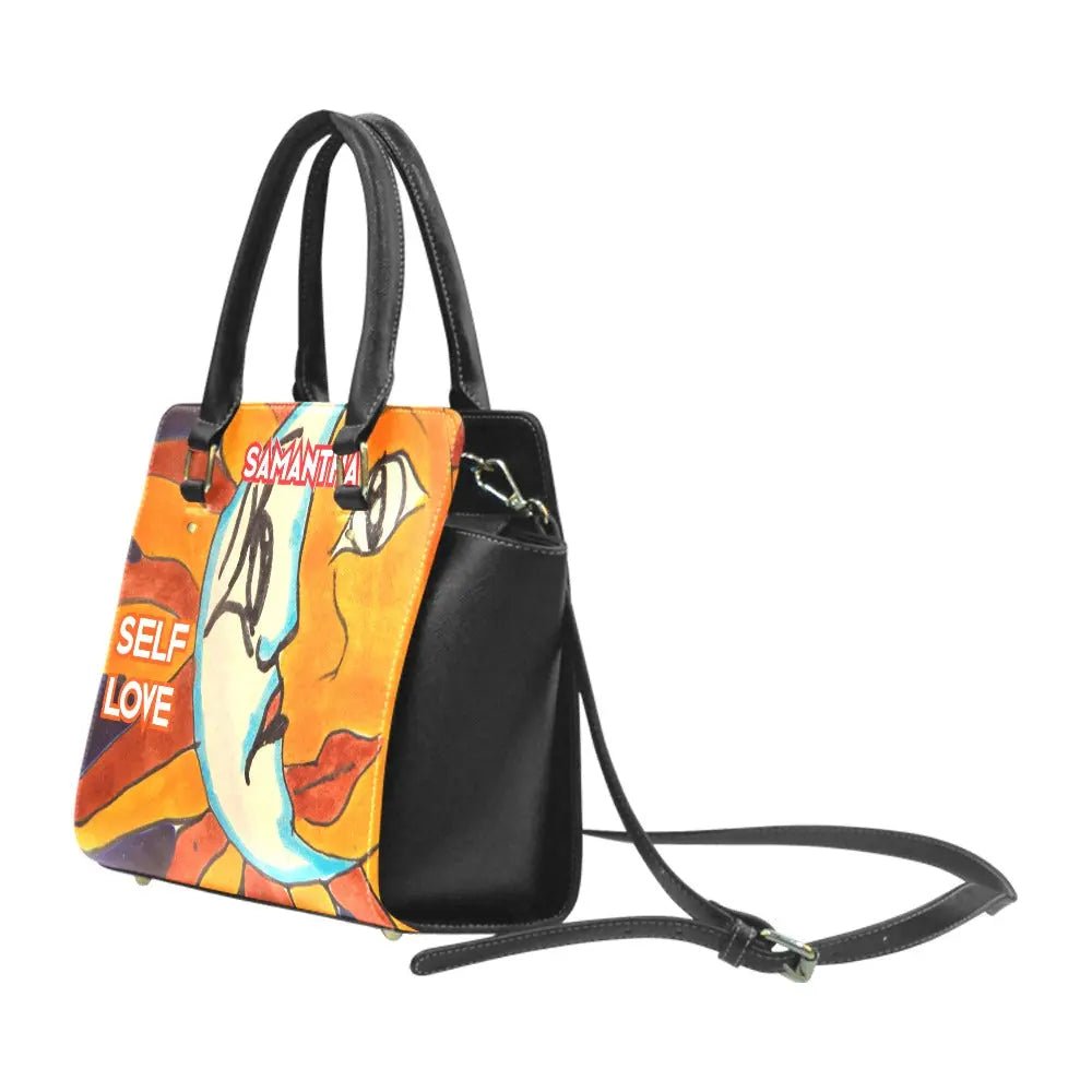 Personalized Classic Shoulder Handbag - Self Love - Piryoung Shop