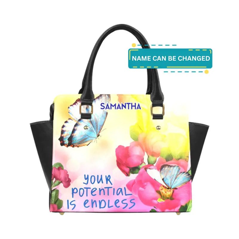Personalized Classic Shoulder Handbag - Your Potential is Endless - Piryoung Shop