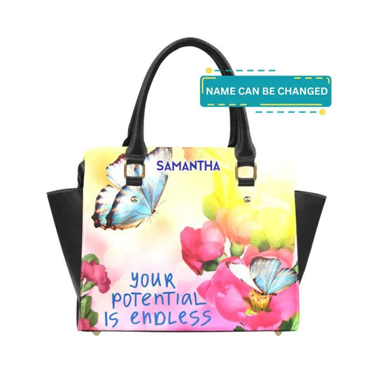 Personalized Classic Shoulder Handbag - Your Potential is Endless - Piryoung Shop
