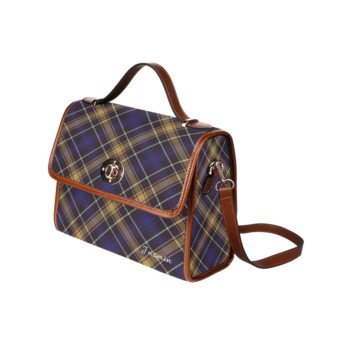 Personalized Waterproof Canvas Shoulder Strap Bag - Piryoung Shop