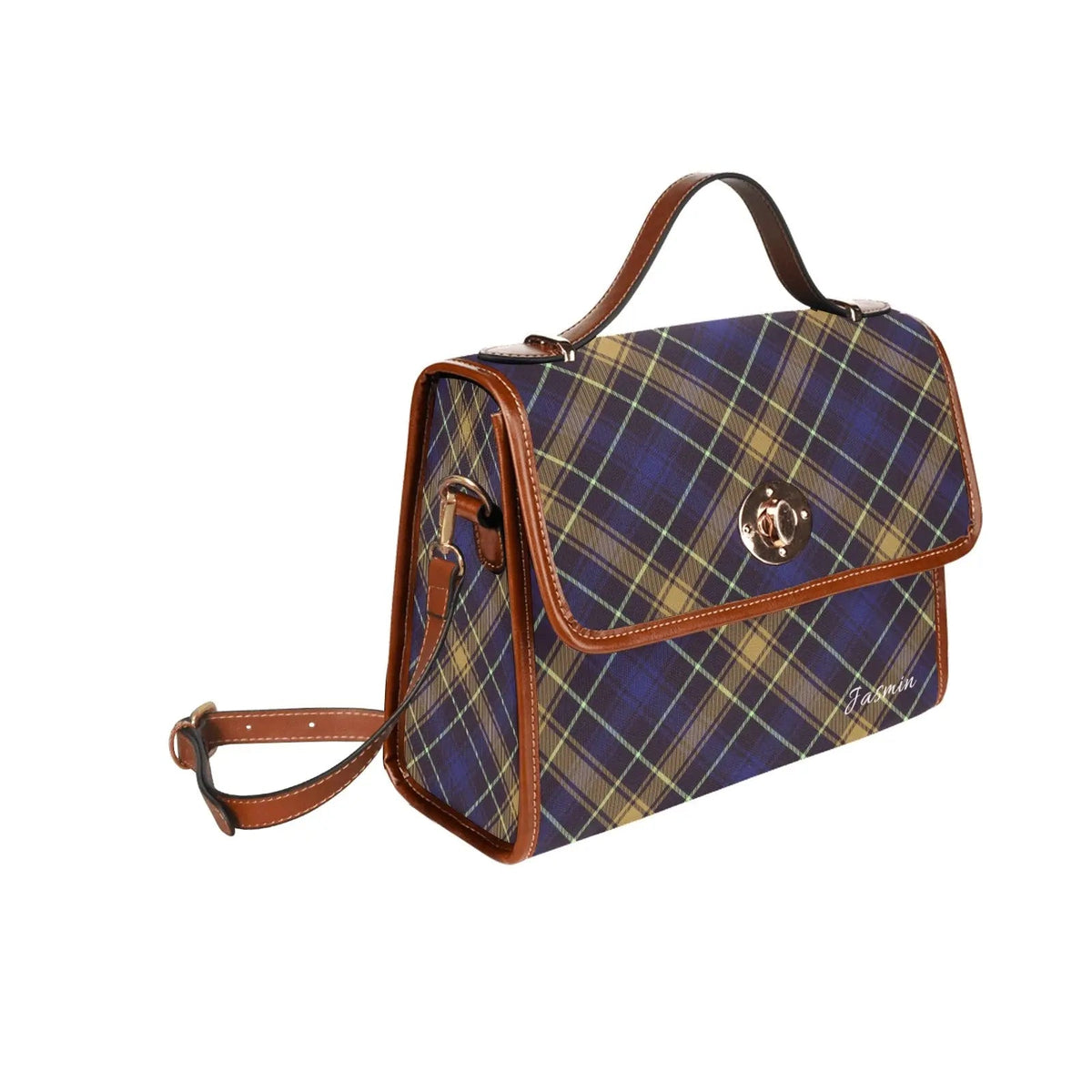 Personalized Waterproof Canvas Shoulder Strap Bag - Piryoung Shop