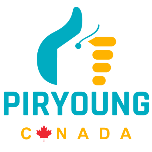 Piryoung Canada official logo with red maple leaf